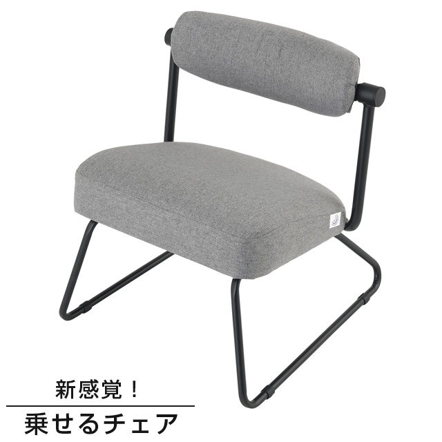 Re:ノセルチェア キャスパーチェア グレー 座椅子 高座椅子 幅52×奥行51×高さ57cm 座面高31cm RE-AC GY