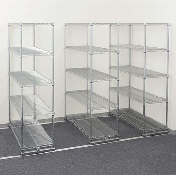 ラックを移動棚に!オフィスの収納に奥行きをプラスする「スライドレール」