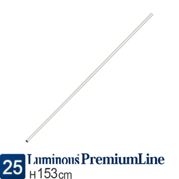 ルミナス スチールラック パーツ 基本ポール プレミアムシリーズ 直径25mm 長さ153cm 25P150-S